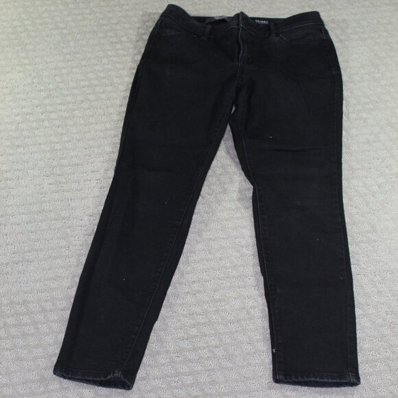 Simply Vera Vera Wang Size 6 Black Skinny Mid Rise Jeans - Picture 1 of 7
